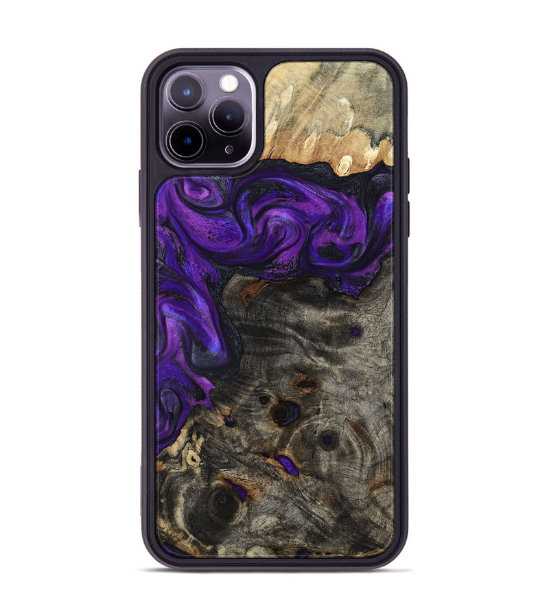 iPhone 11 Pro Max Wood Phone Case - Madge (Purple, 817192)