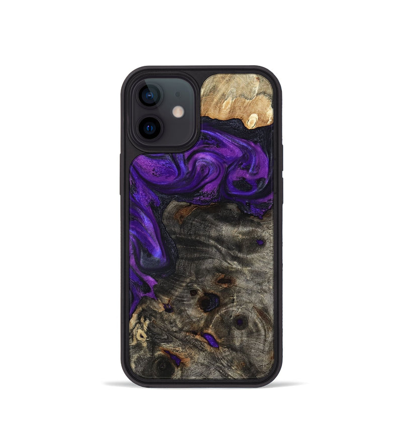 iPhone 12 mini Wood Phone Case - Madge (Purple, 817192)
