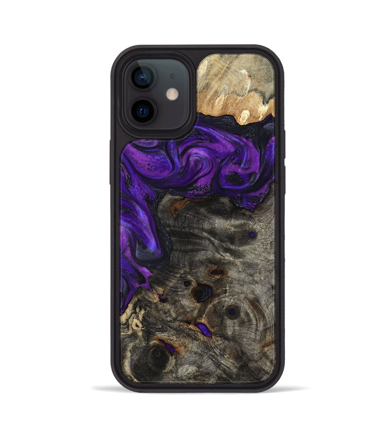 iPhone 12 Wood Phone Case - Madge (Purple, 817192)