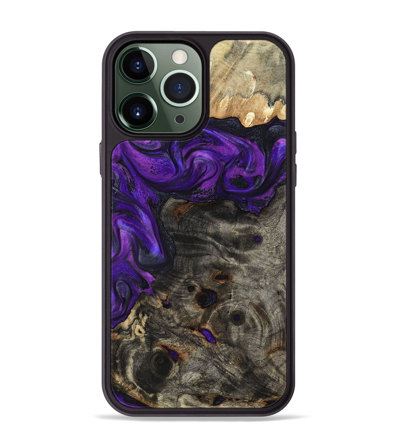 iPhone 13 Pro Max Wood Phone Case - Madge (Purple, 817192)