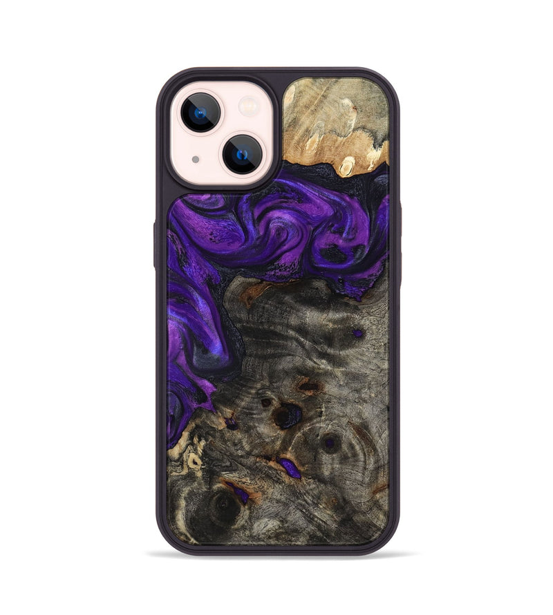iPhone 14 Wood Phone Case - Madge (Purple, 817192)