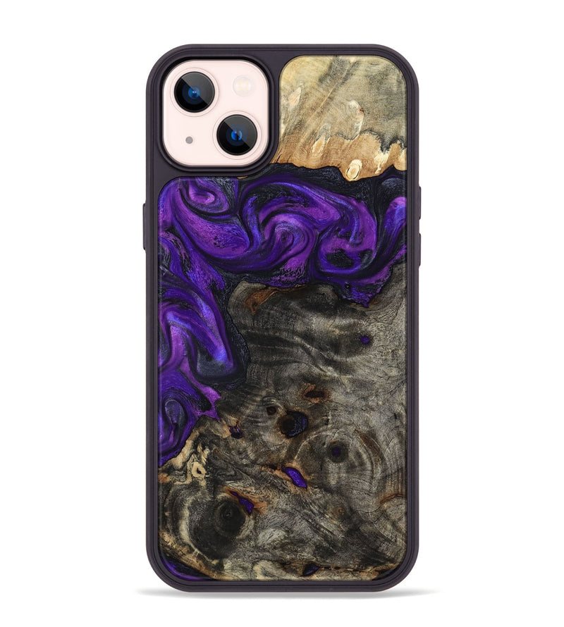 iPhone 14 Plus Wood Phone Case - Madge (Purple, 817192)