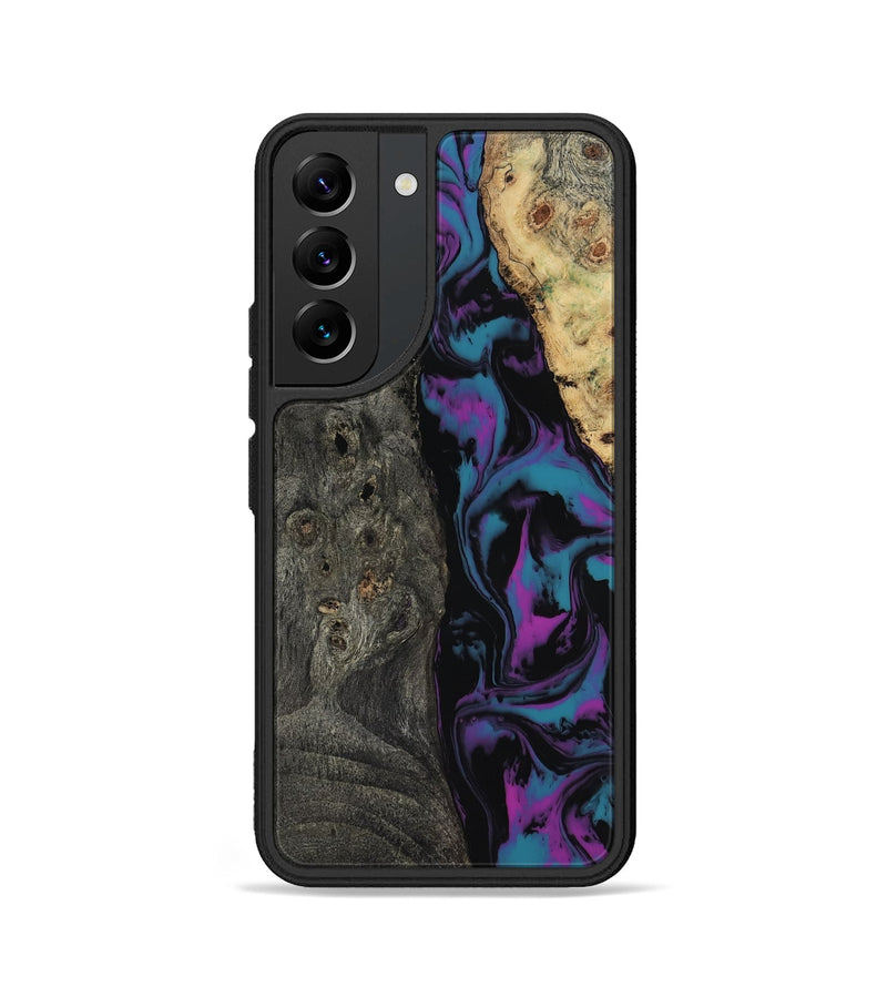 Galaxy S22 Wood Phone Case - Araceli (Purple, 817197)
