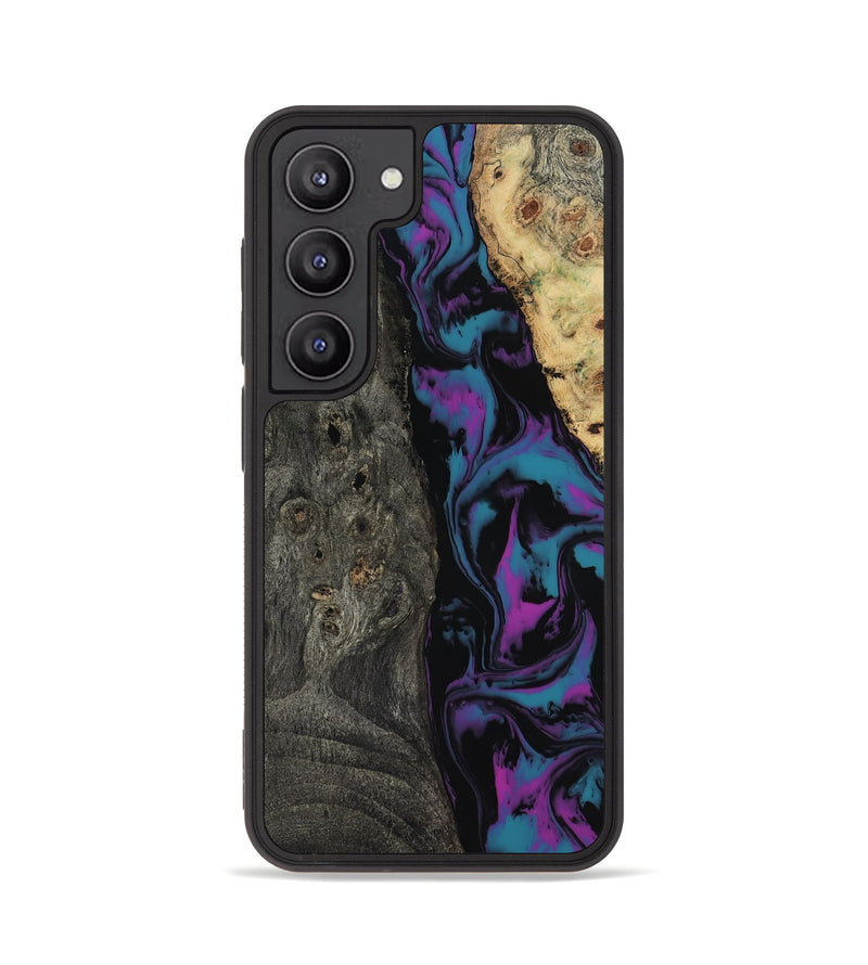 Galaxy S23 Wood Phone Case - Araceli (Purple, 817197)