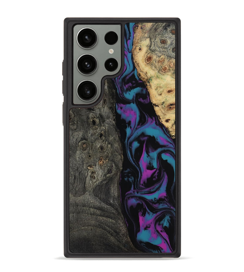 Galaxy S23 Ultra Wood Phone Case - Araceli (Purple, 817197)