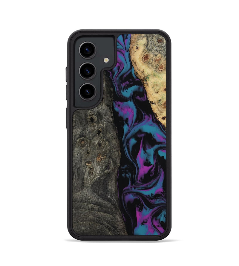 Galaxy S24 Wood Phone Case - Araceli (Purple, 817197)
