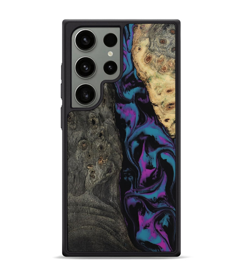 Galaxy S24 Ultra Wood Phone Case - Araceli (Purple, 817197)