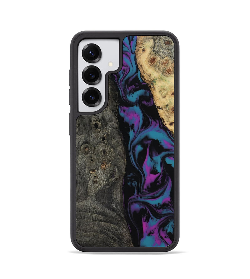 Galaxy S25 Wood Phone Case - Araceli (Purple, 817197)