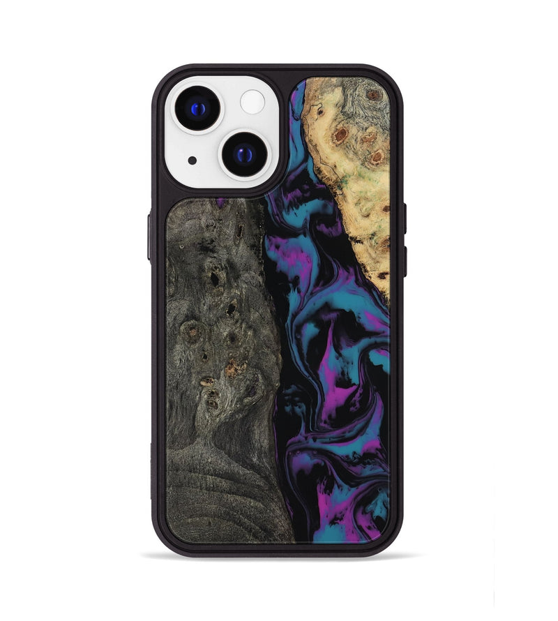 iPhone 13 Wood Phone Case - Araceli (Purple, 817197)