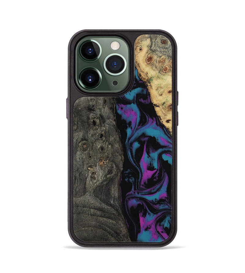 iPhone 13 Pro Wood Phone Case - Araceli (Purple, 817197)