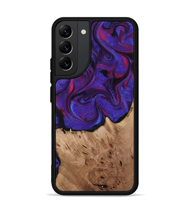 Galaxy S22 Plus Wood Phone Case - Tempie (Purple, 817198)