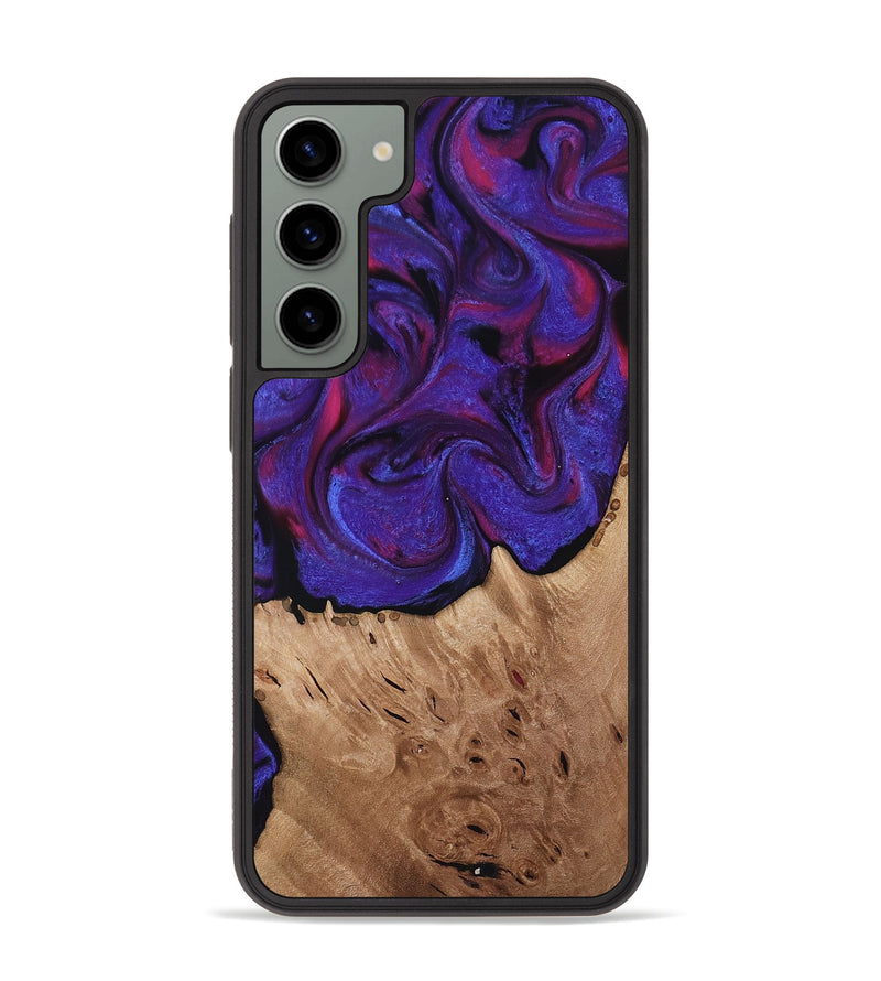 Galaxy S23 Plus Wood Phone Case - Tempie (Purple, 817198)