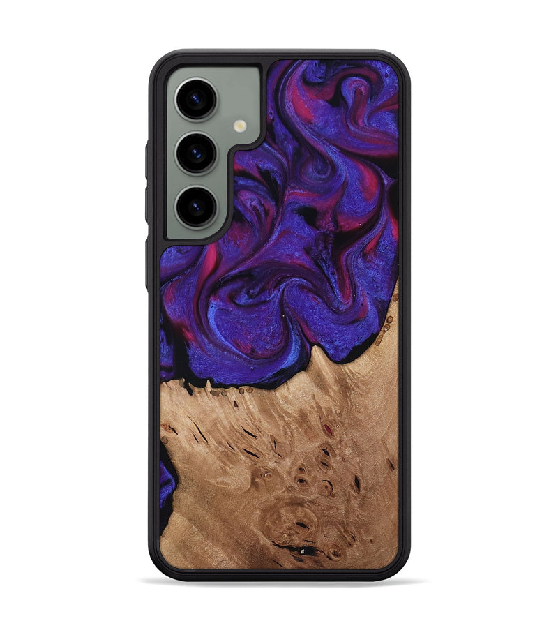 Galaxy S24 Plus Wood Phone Case - Tempie (Purple, 817198)