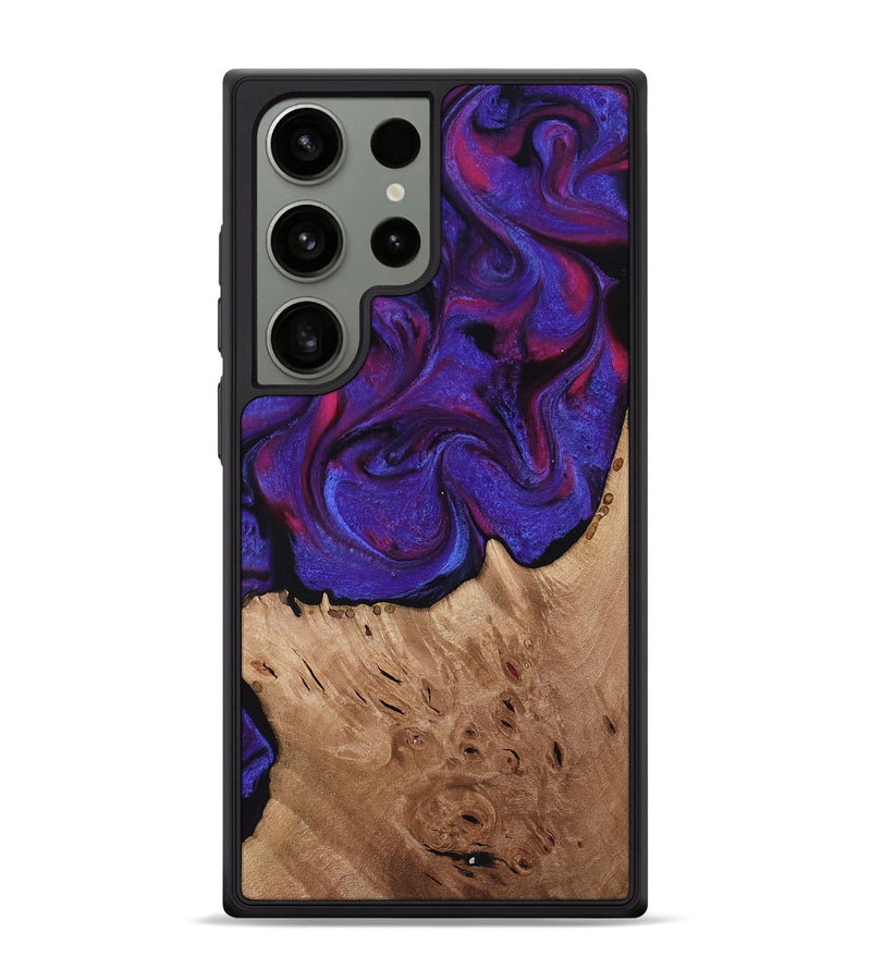 Galaxy S24 Ultra Wood Phone Case - Tempie (Purple, 817198)
