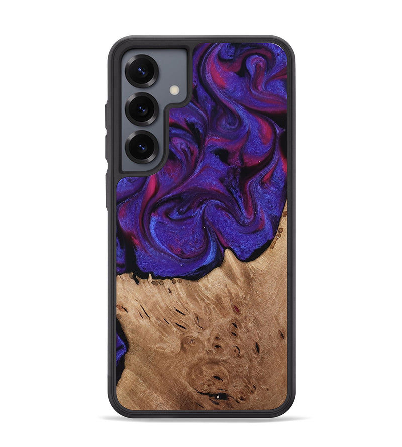 Galaxy S25 Plus Wood Phone Case - Tempie (Purple, 817198)