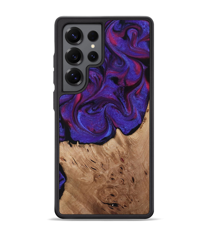 Galaxy S25 Ultra Wood Phone Case - Tempie (Purple, 817198)
