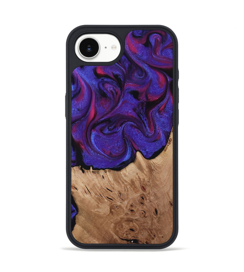 iPhone 16e Wood Phone Case - Tempie (Purple, 817198)