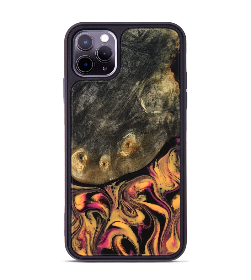 iPhone 11 Pro Max Wood Phone Case - Leander (Neon, 817204)