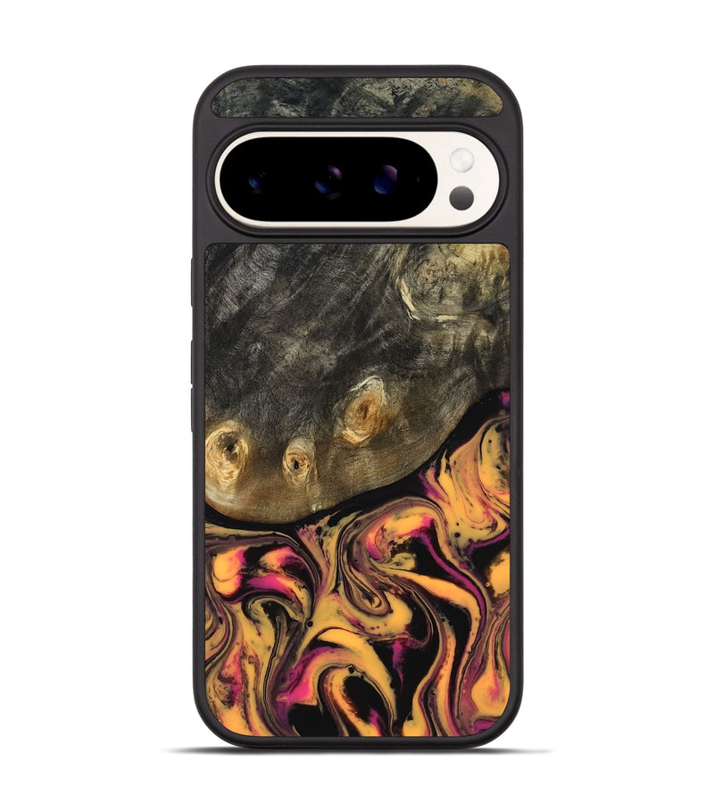 Pixel 9 Pro Wood Phone Case - Leander (Neon, 817204)