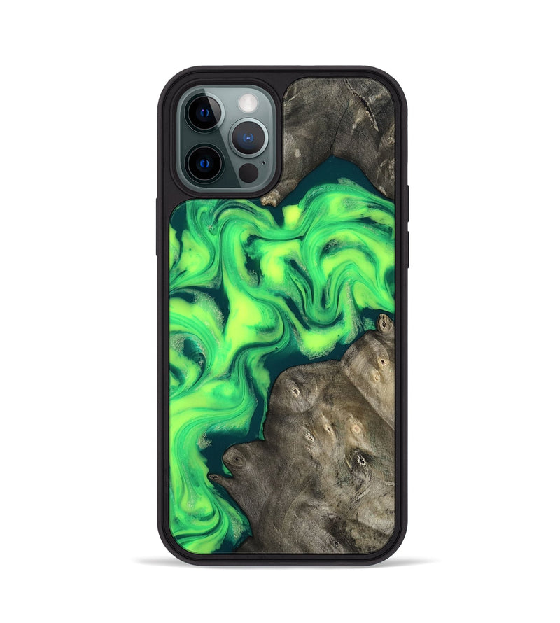 iPhone 12 Pro Wood Phone Case - Gael (Neon, 817205)