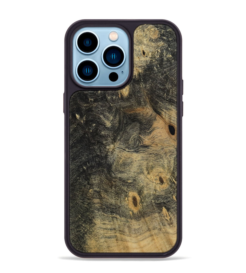 iPhone 14 Pro Max Wood Phone Case - Averie (Wood Burl, 817207)