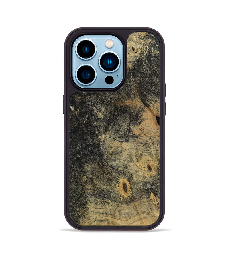 iPhone 14 Pro Wood Phone Case - Averie (Wood Burl, 817207)