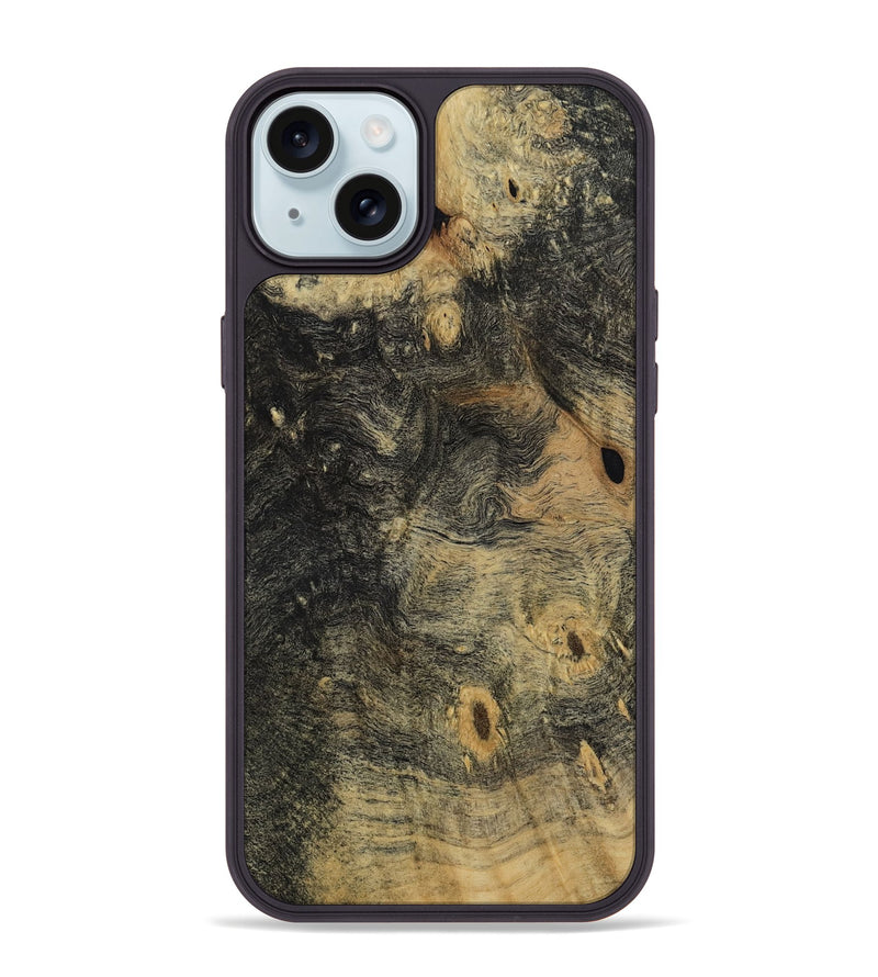iPhone 15 Plus Wood Phone Case - Averie (Wood Burl, 817207)