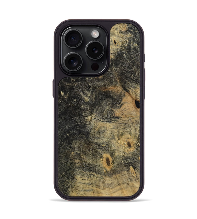 iPhone 15 Pro Wood Phone Case - Averie (Wood Burl, 817207)