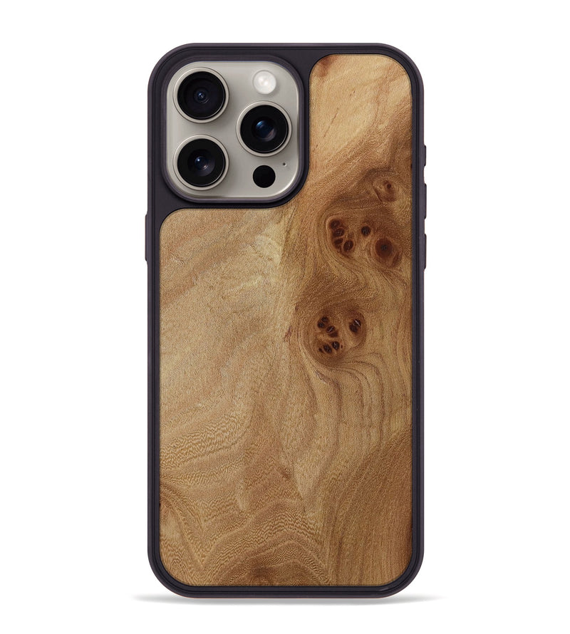 iPhone 15 Pro Max Wood Phone Case - Veda (Wood Burl, 817210)