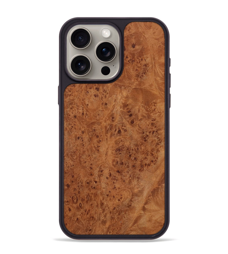 iPhone 15 Pro Max Wood Phone Case - Dominik (Wood Burl, 817211)