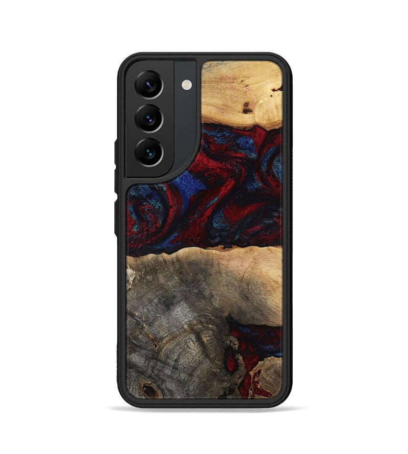 Galaxy S22 Wood Phone Case - Icie (Red, 817213)