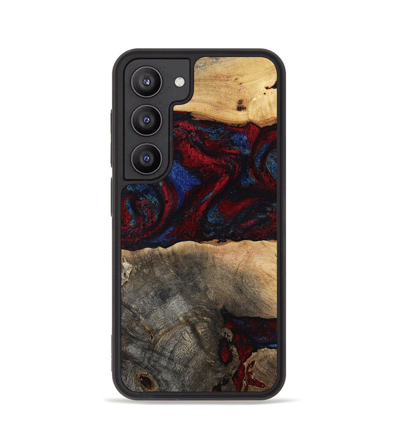Galaxy S23 Wood Phone Case - Icie (Red, 817213)