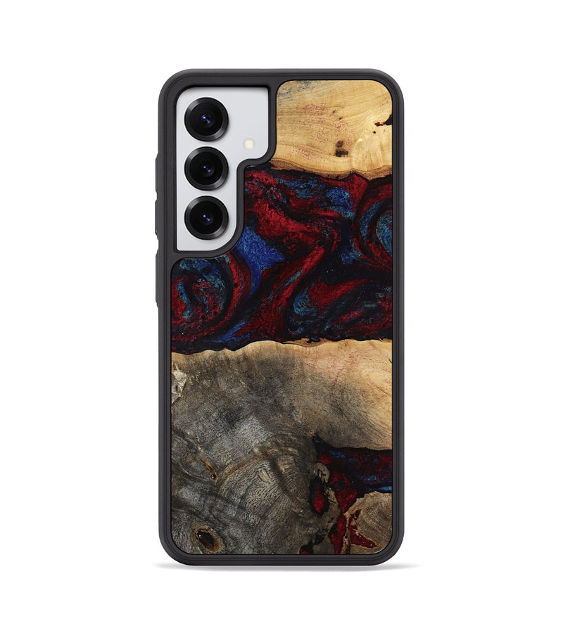 Galaxy S25 Wood Phone Case - Icie (Red, 817213)
