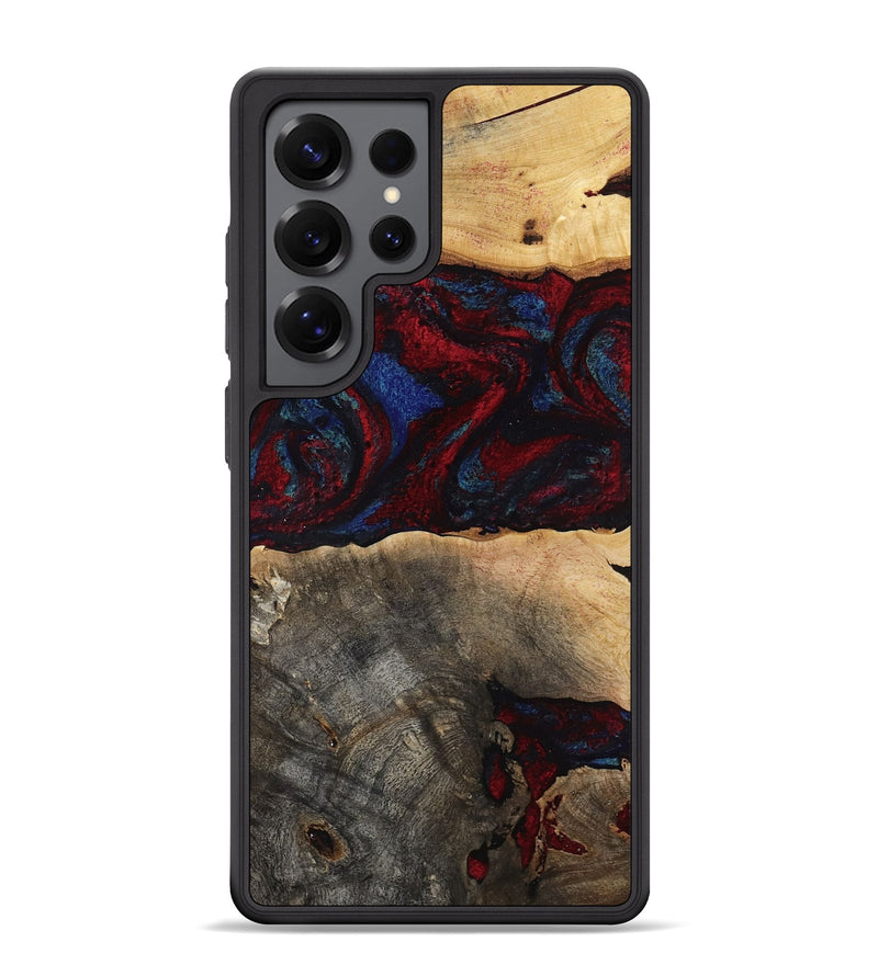 Galaxy S25 Ultra Wood Phone Case - Icie (Red, 817213)