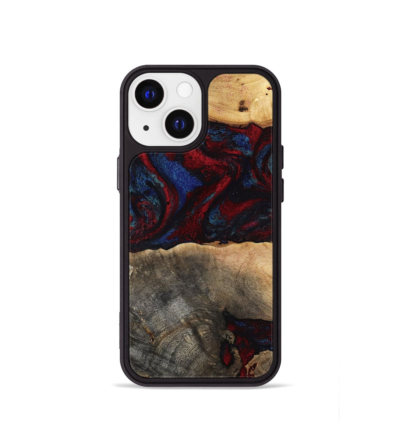 iPhone 13 mini Wood Phone Case - Icie (Red, 817213)