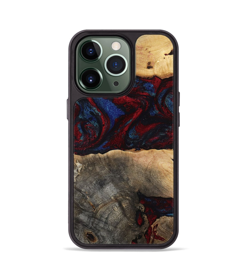 iPhone 13 Pro Wood Phone Case - Icie (Red, 817213)