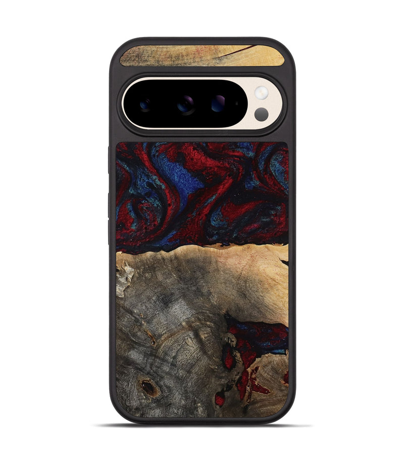 Pixel 10 Wood Phone Case - Icie (Red, 817213)