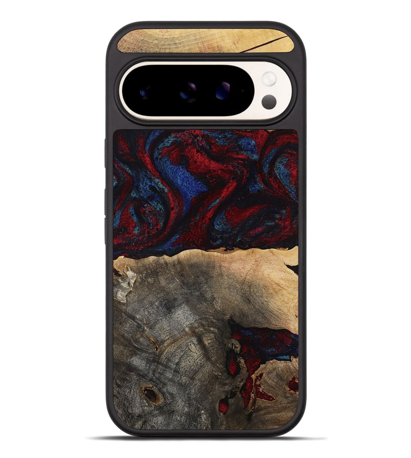 Pixel 9 Pro XL Wood Phone Case - Icie (Red, 817213)