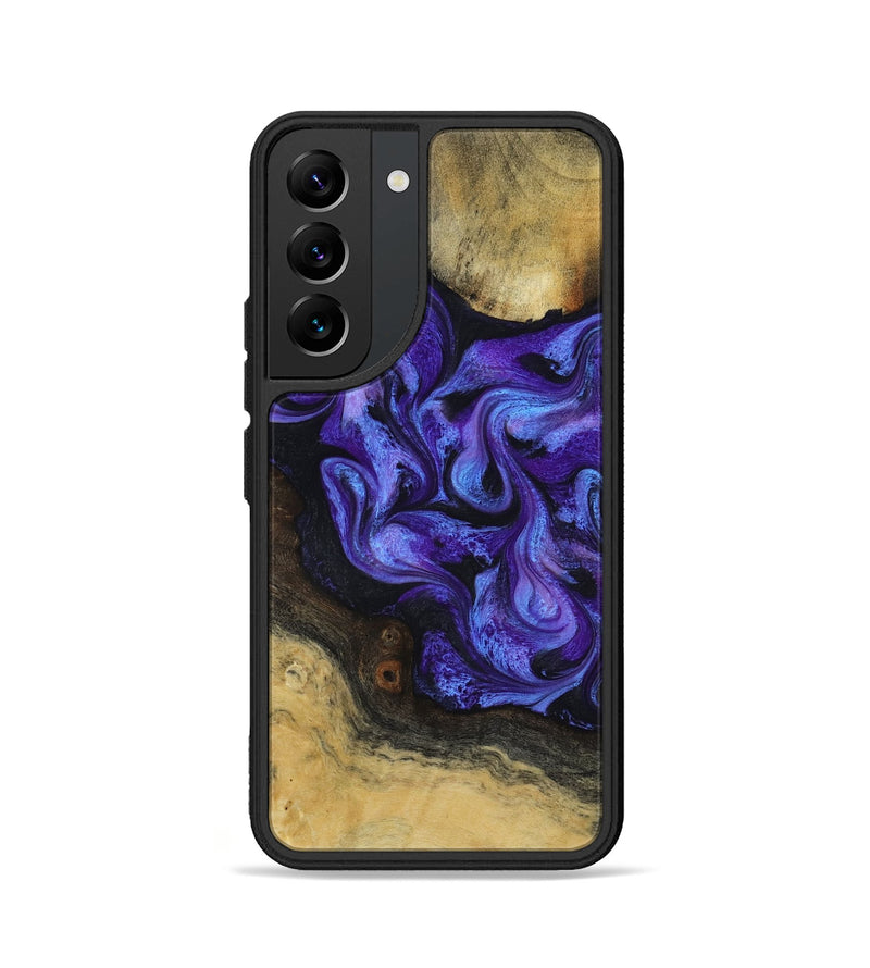 Galaxy S22 Wood Phone Case - Alvah (Purple, 817216)