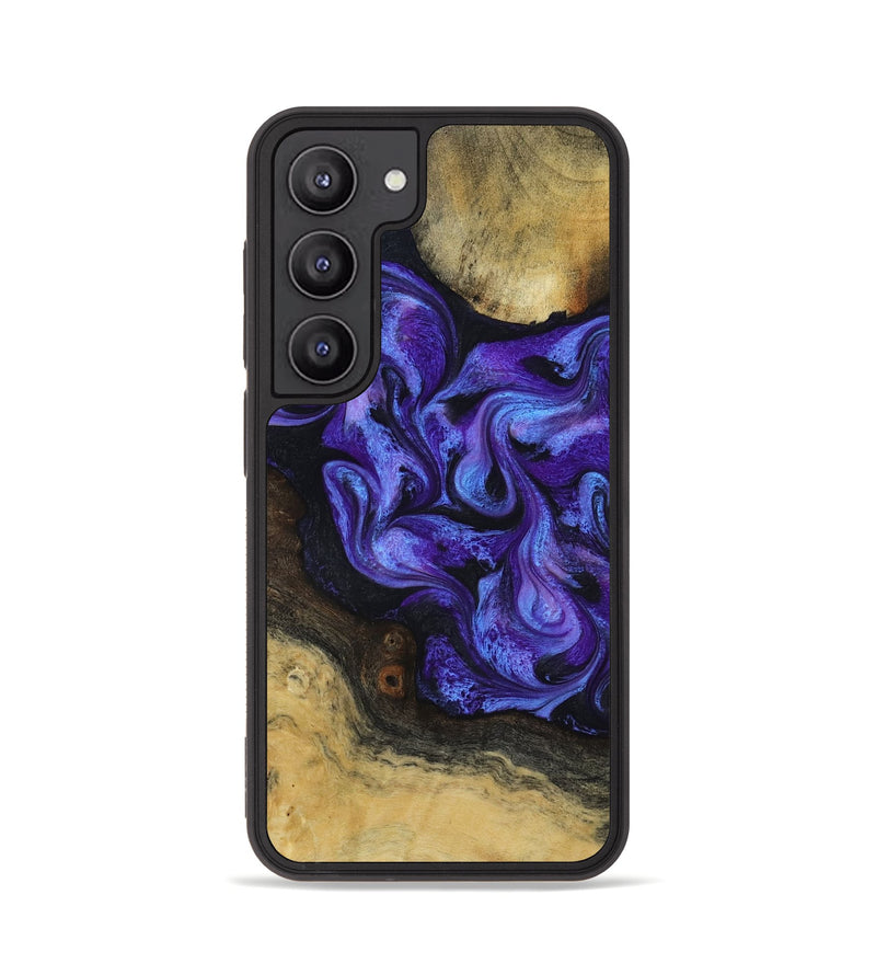 Galaxy S23 Wood Phone Case - Alvah (Purple, 817216)