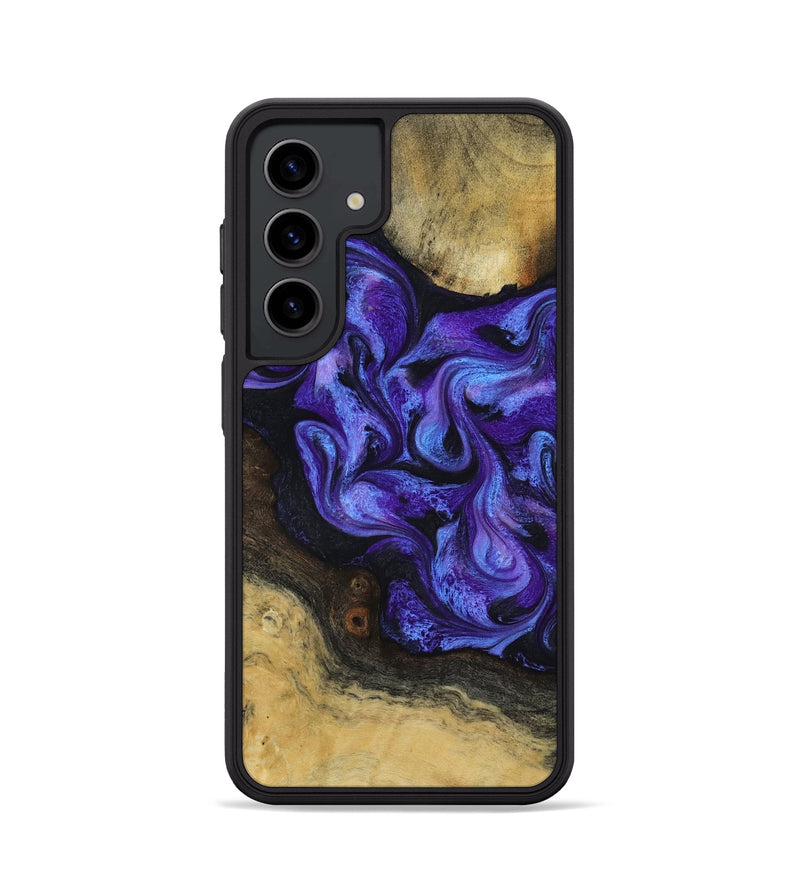 Galaxy S24 Wood Phone Case - Alvah (Purple, 817216)