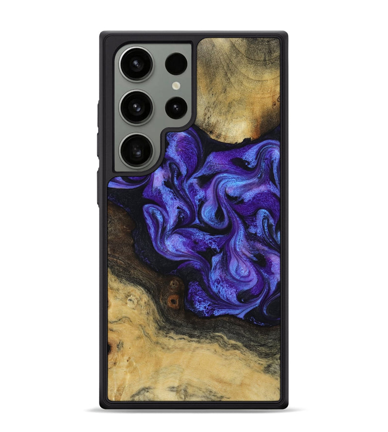 Galaxy S24 Ultra Wood Phone Case - Alvah (Purple, 817216)