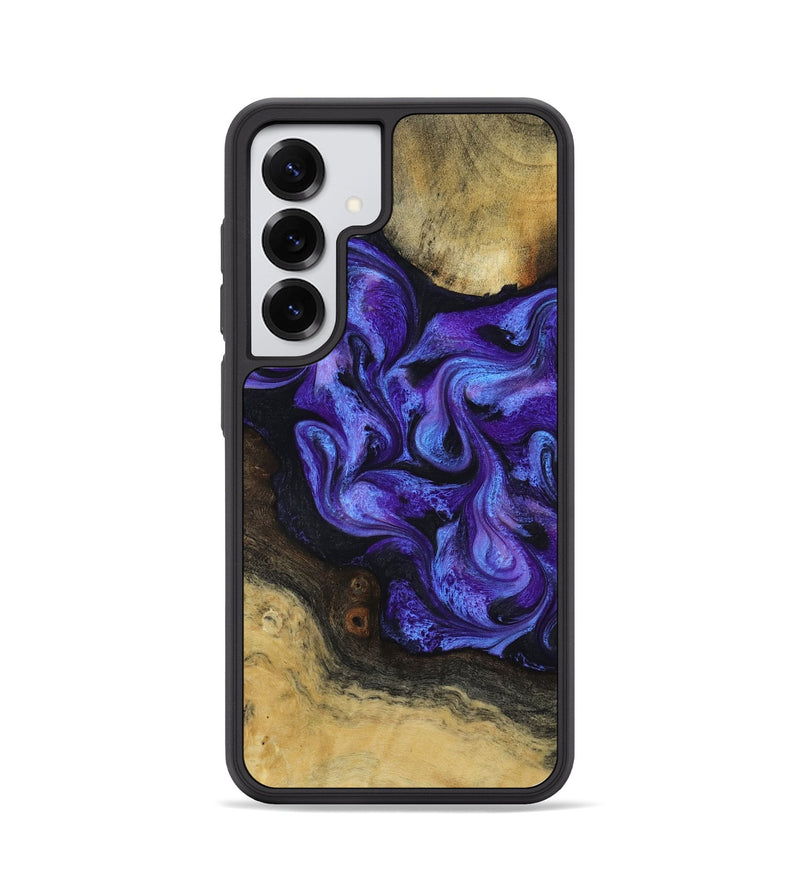 Galaxy S25 Wood Phone Case - Alvah (Purple, 817216)