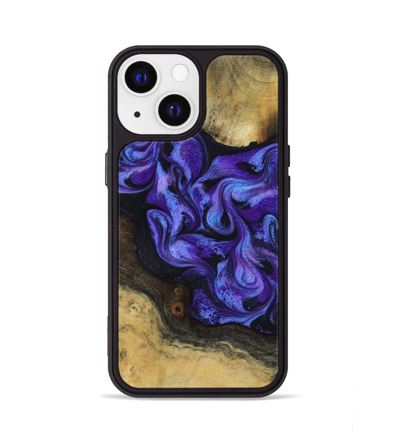 iPhone 13 Wood Phone Case - Alvah (Purple, 817216)