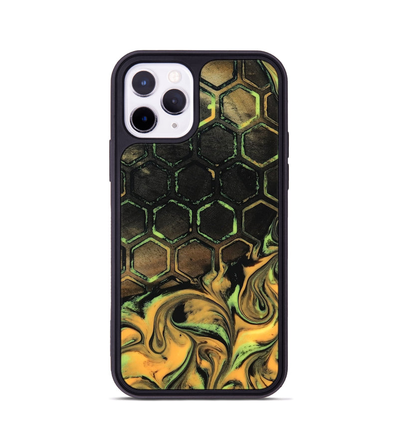 iPhone 11 Pro Wood Phone Case - Mallie (Neon, 817219)