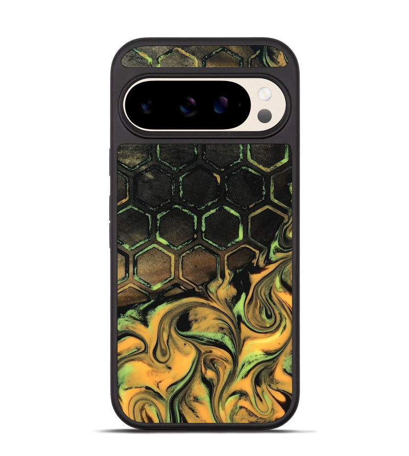 Pixel 10 Wood Phone Case - Mallie (Neon, 817219)
