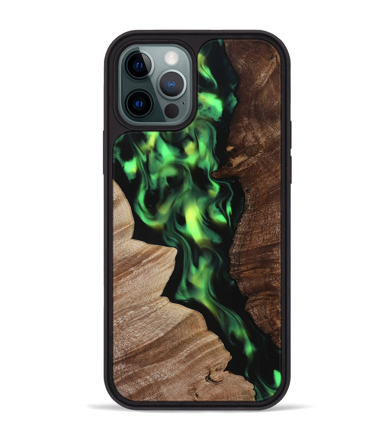 iPhone 12 Pro Max Wood Phone Case - Rudolph (Neon, 817221)