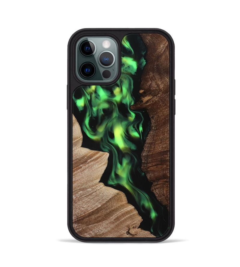iPhone 12 Pro Wood Phone Case - Rudolph (Neon, 817221)