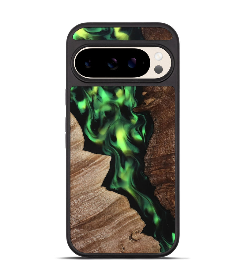 Pixel 10 Wood Phone Case - Rudolph (Neon, 817221)