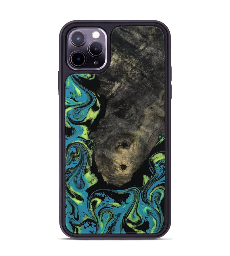 iPhone 11 Pro Max Wood Phone Case - Zella (Neon, 817223)